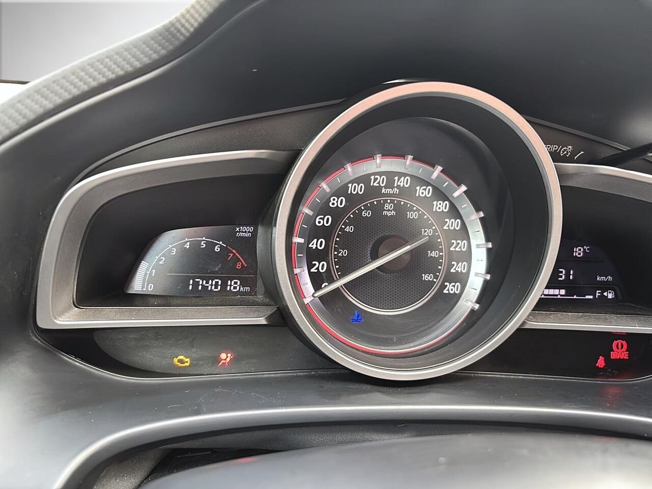 MAZDA MAZDA3 GS 2016 Rouge Saint-Hyacinthe - photo #9