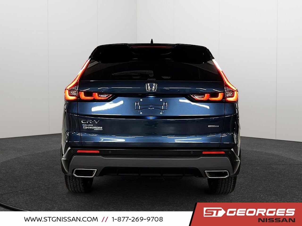 Honda CR-V hybride 2024 Bleu Saint-Georges - photo #2
