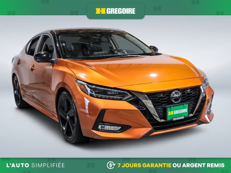 Nissan Sentra SR AUTO AC CUIR TOIT MAGS CAM RECULE BLUETOOTH 2023 Orange