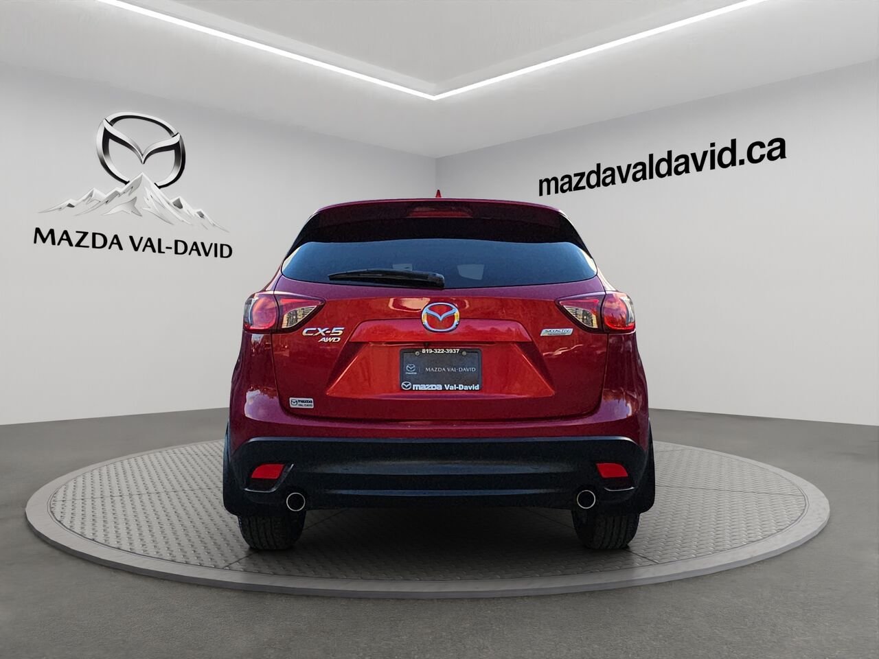 2016 Mazda CX-5 TOURING, Toit ouvrant électrique, sièges avant chauffants, MOTEUR REMPLACÉ Red Val-David - photo #4