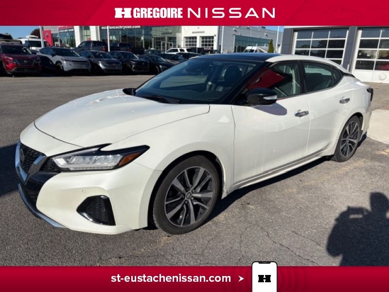 2021 Nissan Maxima SL CUIR DEM. A DISTANCE SIEGES CHAUFFANTS White