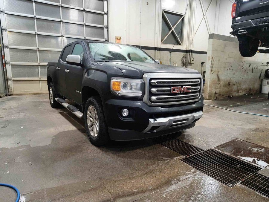 2015 GMC Canyon SLT V6 | Navigation | Heated Leather Seats Black