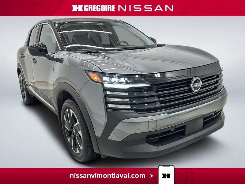 2025 Nissan Kicks SV AWD CAMERA BLUETOOTH CARPLAY PRESQUE NEUF Grey