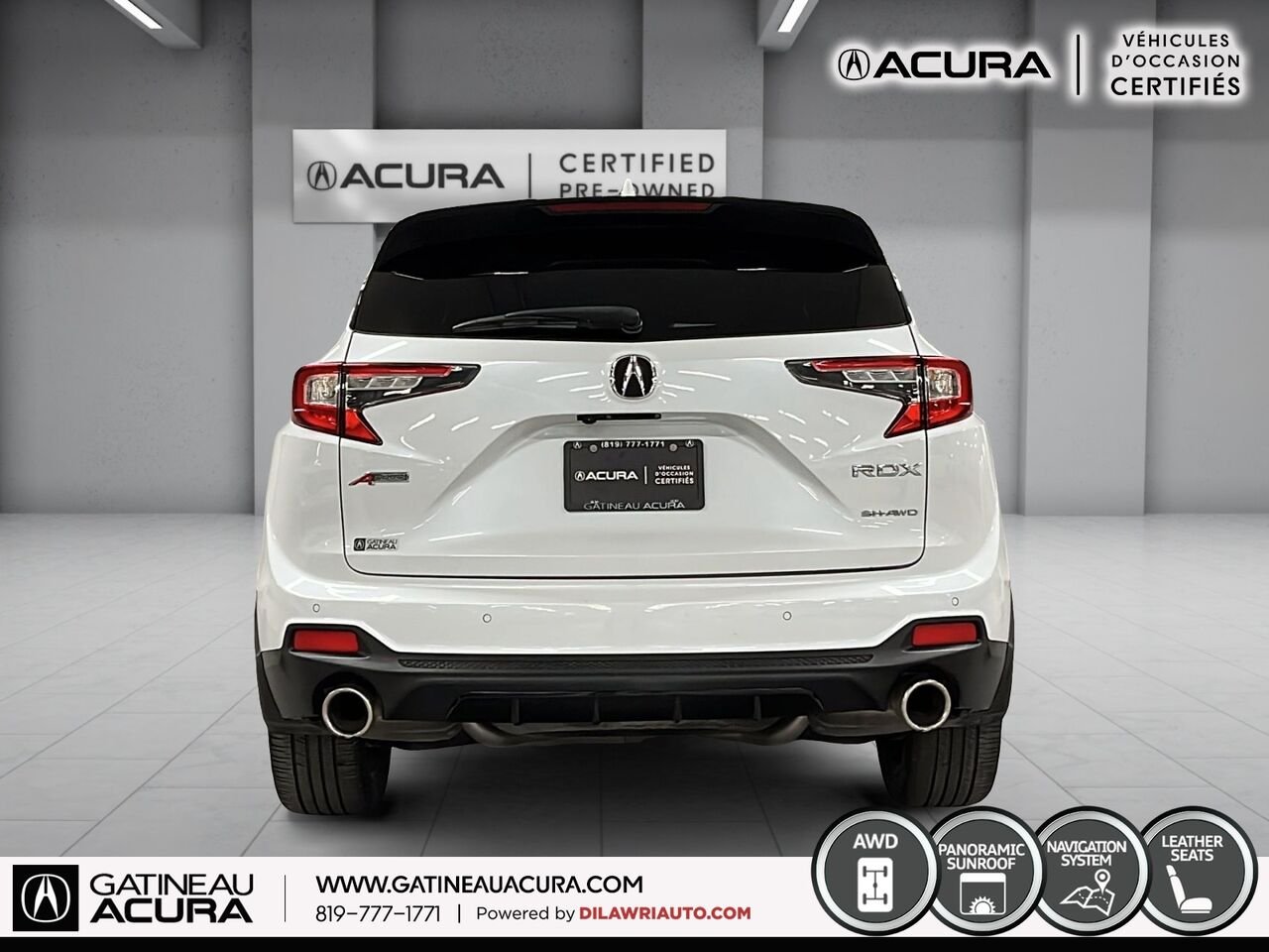 Acura RDX A-Spec SH-AWD 2023 Blanc Gatineau - photo #16