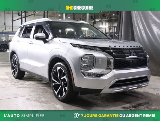 2022 Mitsubishi Outlander LE Premium AWD AUTO A/C MAGS CUIR TOIT NAV CAM REC Grey