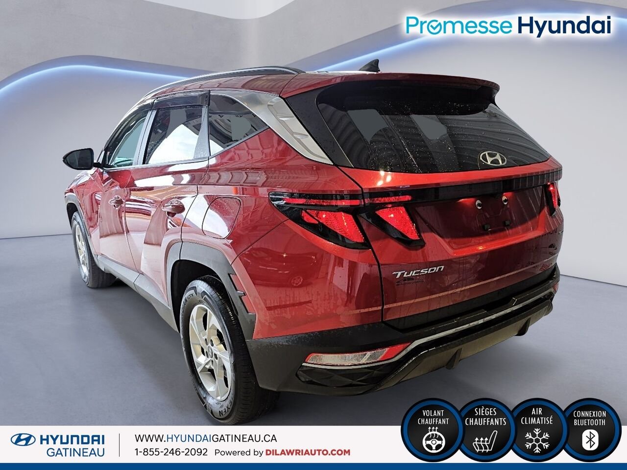 2023 Hyundai Tucson Red Gatineau - photo #3