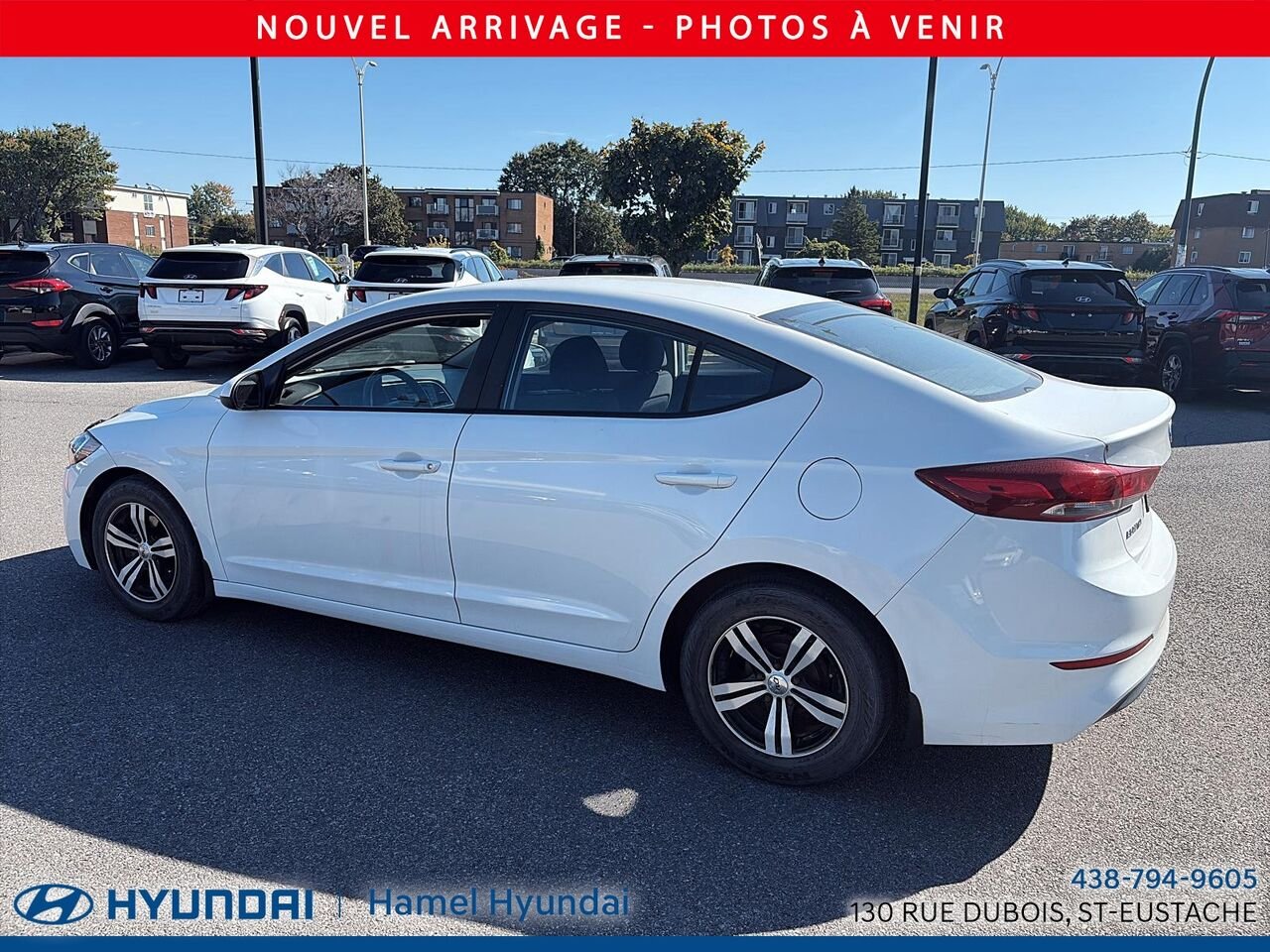 Hyundai Elantra 2017 Blanc Saint-Eustache - photo #3