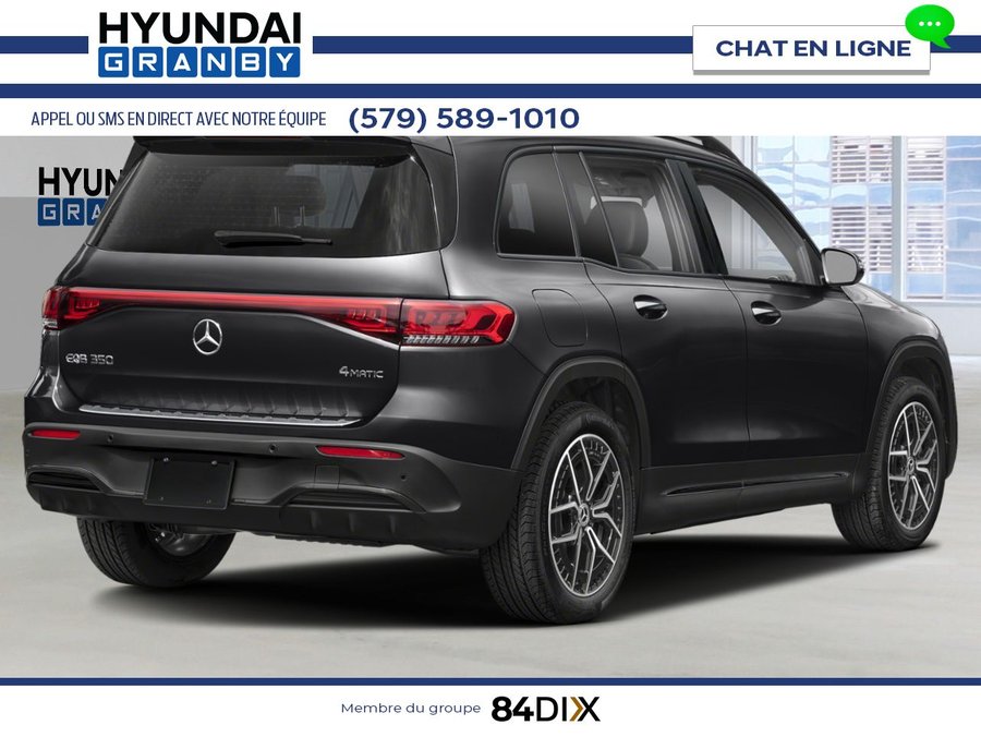 MERCEDES-B EQB EQB 350 VUS 4MATIC 2023 Noir cosmos métallisé