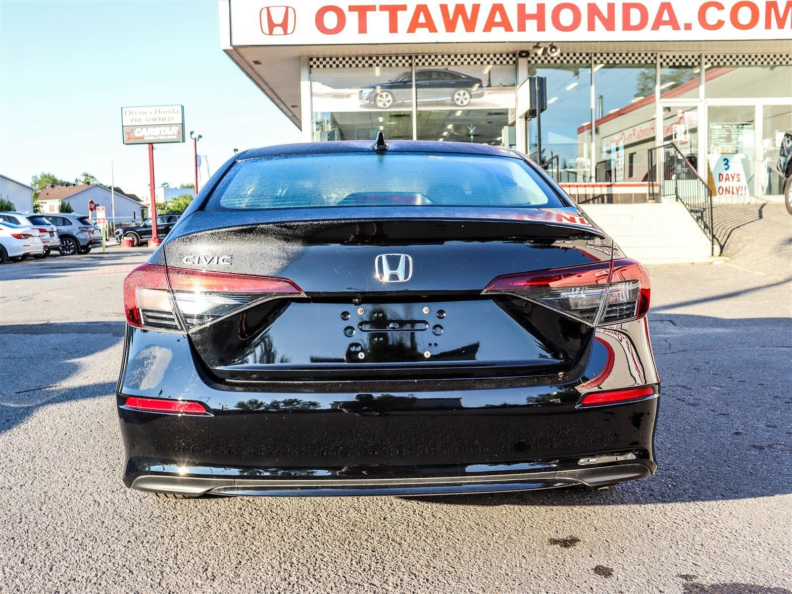 Honda Civic Berline LX 2025 Black Ottawa & Gatineau - photo #3