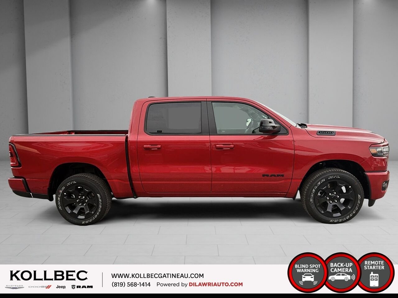 2026 RAM 1500 261330 | Sport cabine d'équipe 4x4 caisse de 5 pi 7 po Molten Red Pearl Gatineau - photo #3