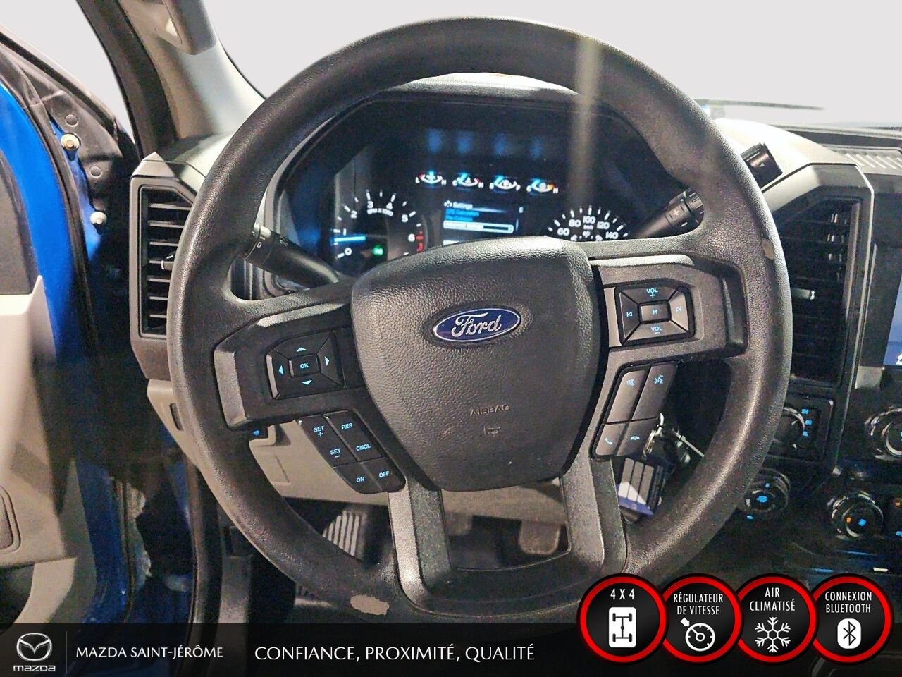 2019 Ford F-150 XL SPORT | JAMAIS ACCIDENTÉ | 2.7L ECOBOOST | 4X4 | SUPERCREW | ENSEMBLE REMORQUAGE Blue Saint-Jérôme - photo #13