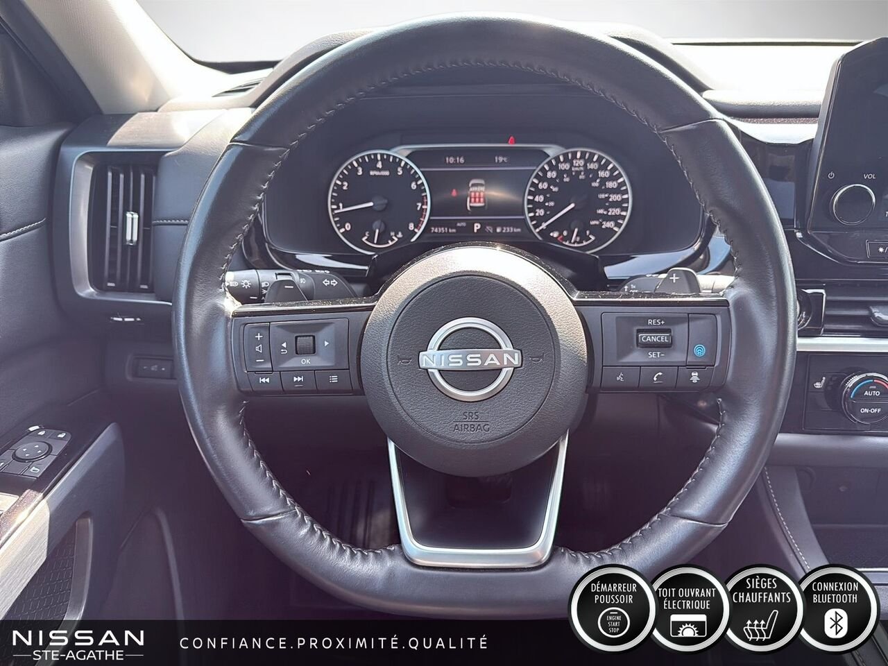 Nissan Pathfinder SL TI | CUIR | TOIT OUVRANT | NAVIGATION | 7 PLACES 2024 Noir Saint-Jérôme - photo #11