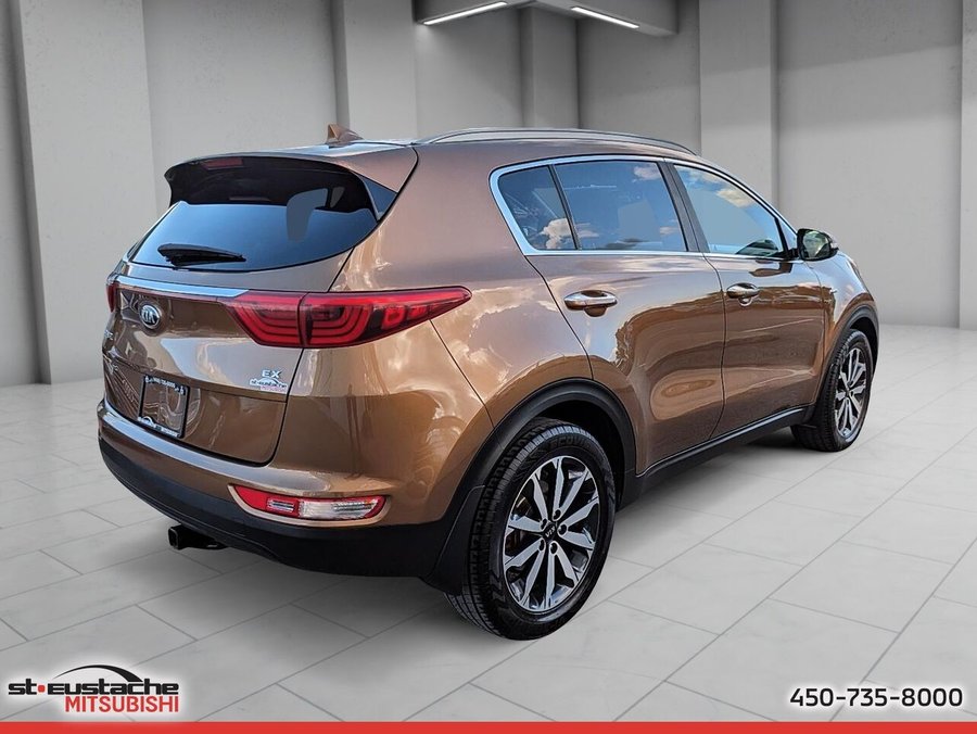 Kia Sportage EX Tech avec Brun foncé 4 portes TI-sièges chauffants-caméra de recul 2017 Brun