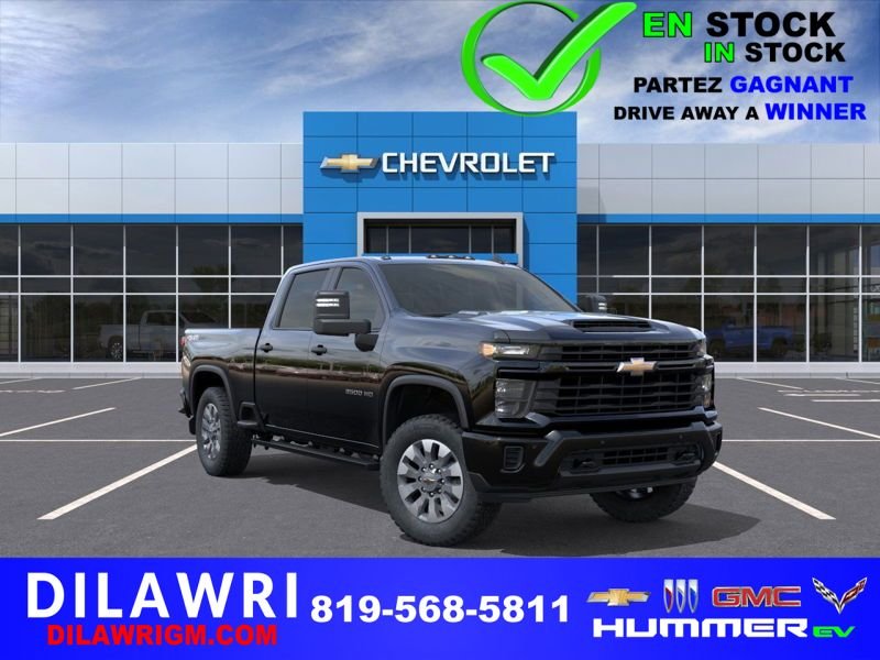 2026 CHEVROLET Silverado 2500HD Custom cabine multiplace 4RM 159 po BLACK Gatineau - photo #0