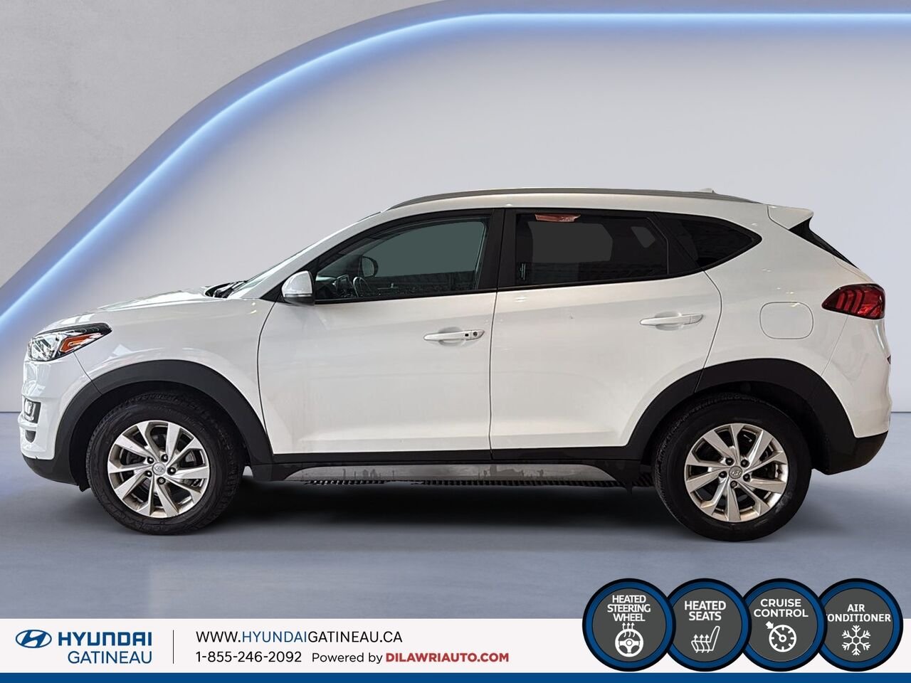 2021 Hyundai Tucson White Gatineau - photo #4