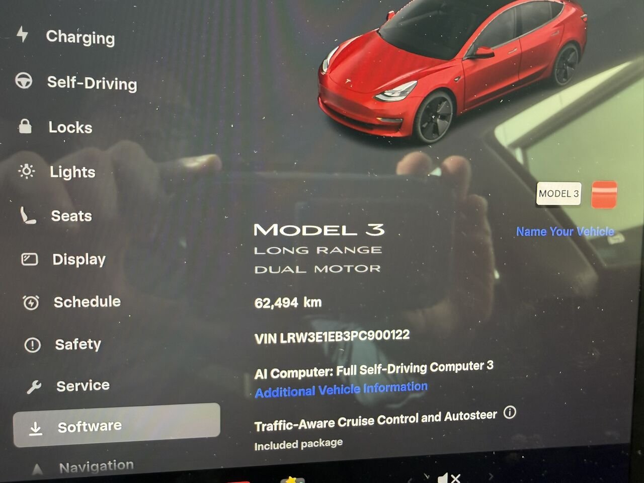 Tesla Model 3 LONG RANGE AWD 2023 Rouge Laval - photo #25
