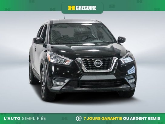 2019 Nissan Kicks SV GR ELECT BLUETOOTH CAM RECUL A/C AM/FM Black