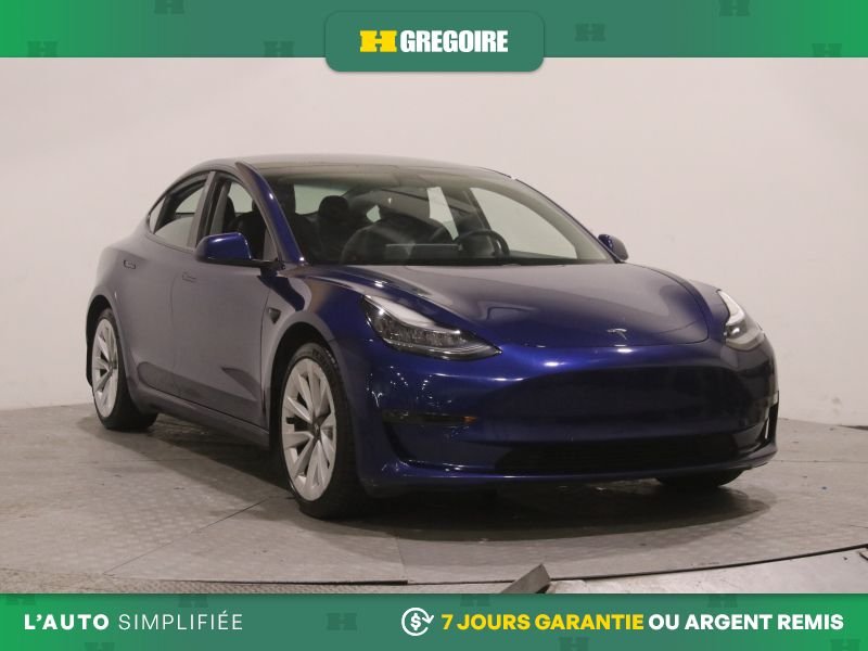 2021 Tesla Model 3 Blue Blainville - photo #0