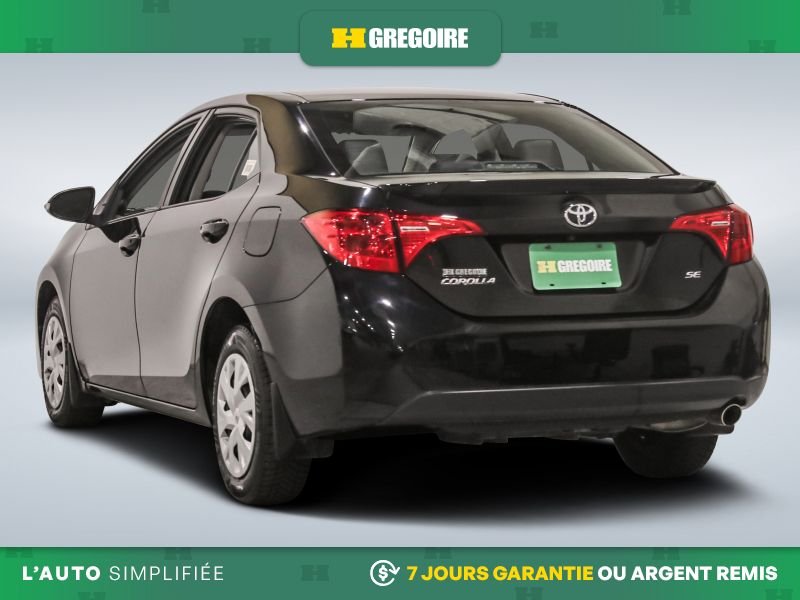 Toyota Corolla 823044 | SE AUTO AC CUIR GR ELECT CAMERA DE RECUL BLEUTOOTH 2019 Noir Laval - photo #5