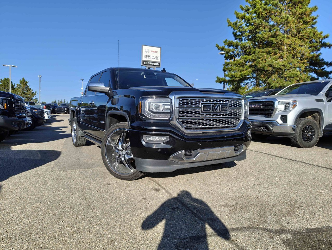 2017 GMC Sierra 1500 4WD Crew Cab 143.5 Denali Black Sherwood Park - photo #1