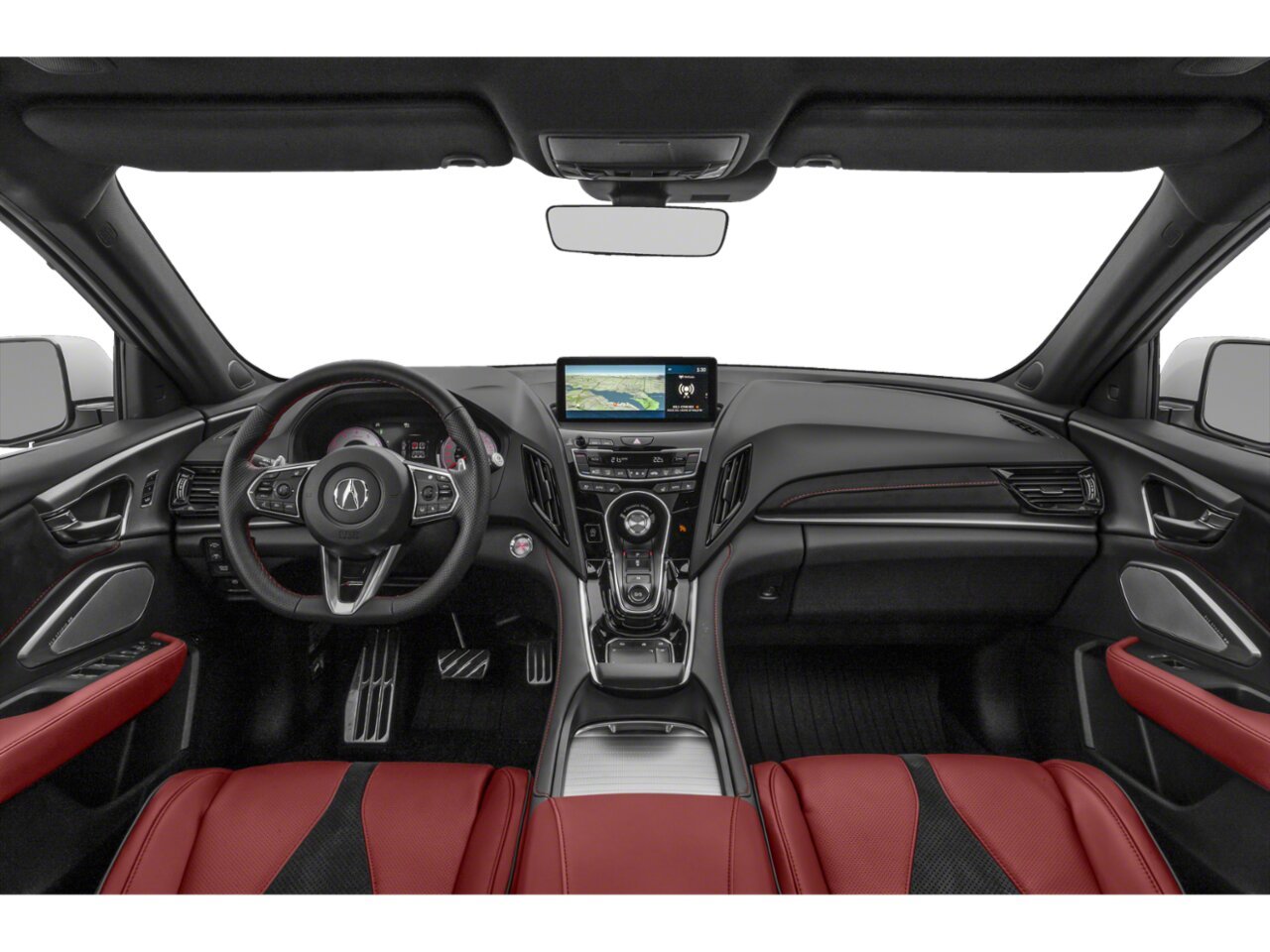 Acura RDX Platinum Elite A-Spec 2023 PLATINUM WHITE PEARL(NH-883PX)-RED Saint-Eustache - photo #8