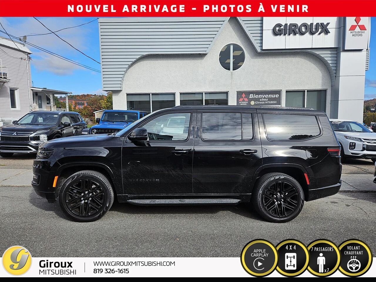 JEEP WAGONEER CARBRIDE 2025 Noir Sainte-Agathe-des-Monts - photo #2
