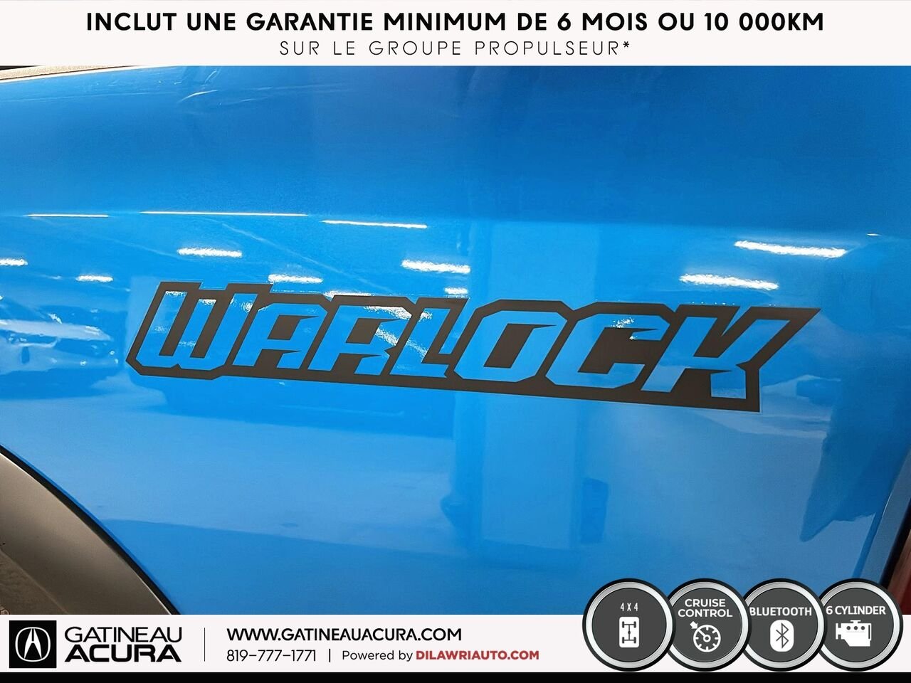 Ram 1500 Classic Warlock Quad Cab 4x4 2021 Bleu Gatineau - photo #13
