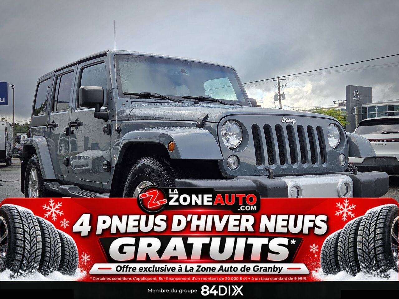 Jeep Wrangler Unlimited Sahara 2015 Gris Granby - photo #8