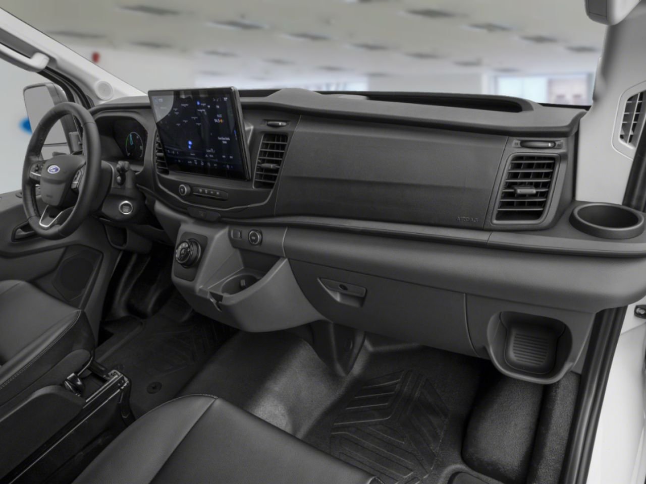 2025 Ford E-Transit Cargo Van Oxford White Rouyn-Noranda - photo #6