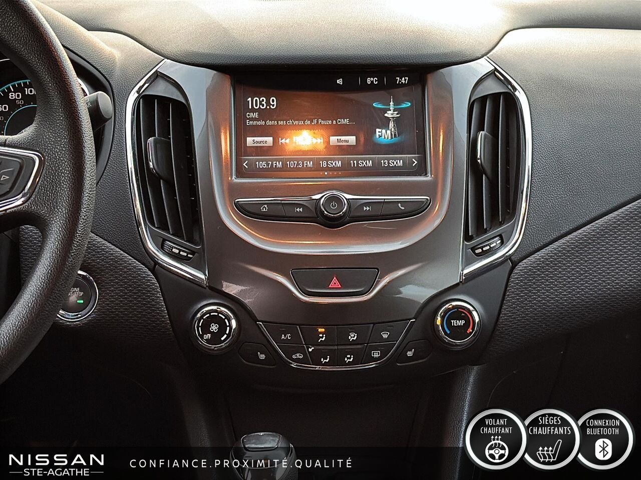 2017 Chevrolet Cruze LT TURBO À HAYON | BAS KILOMÉTRAGE | SIÈGES CHAUFFANTS | CAMÉRA DE RECUL Orange Saint-Jérôme - photo #12