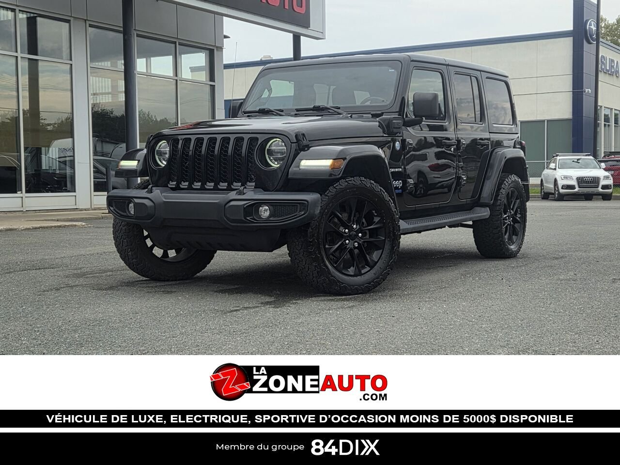 Jeep Wrangler 4xe Sahara 2021 Noir Granby - photo #0