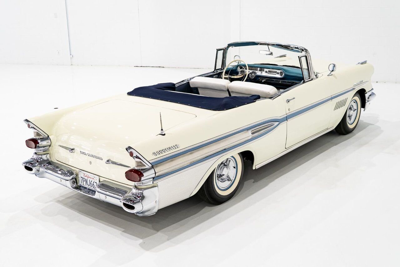 Pontiac Bonneville *PRICE IN USD* Fuel injected 347/315HP 1 of 630 produced 1957 Blanc Montréal - photo #25