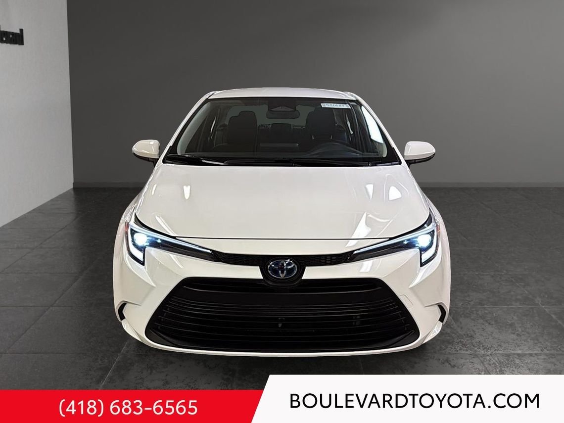 2025 Toyota Corolla 531689-75 | hybride LE CVT TI White Québec - photo #1