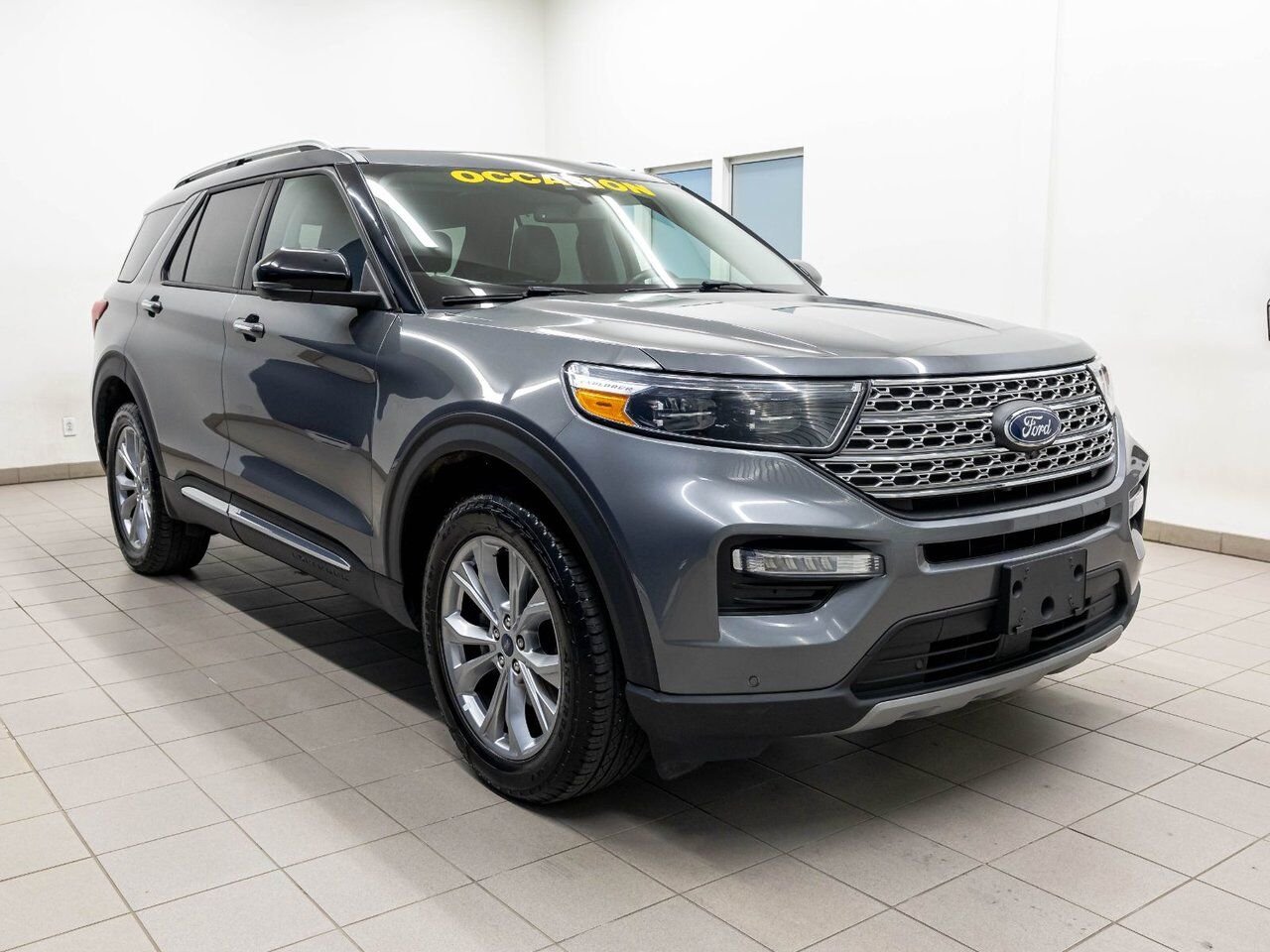 Ford Explorer LIMITED 4WD *TOIT* CUIR *CAM 360* B&O *SIEGES VENT 2023 Gris Saint-Jérôme - photo #10