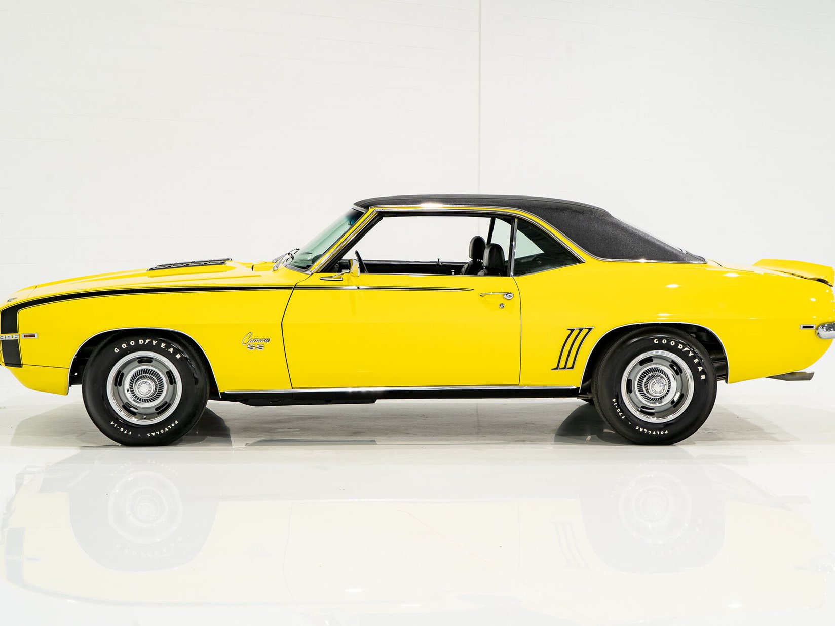 Chevrolet Camaro SS **PRIX EN USD** With factory A/C 1969 Jaune Montréal - photo #42
