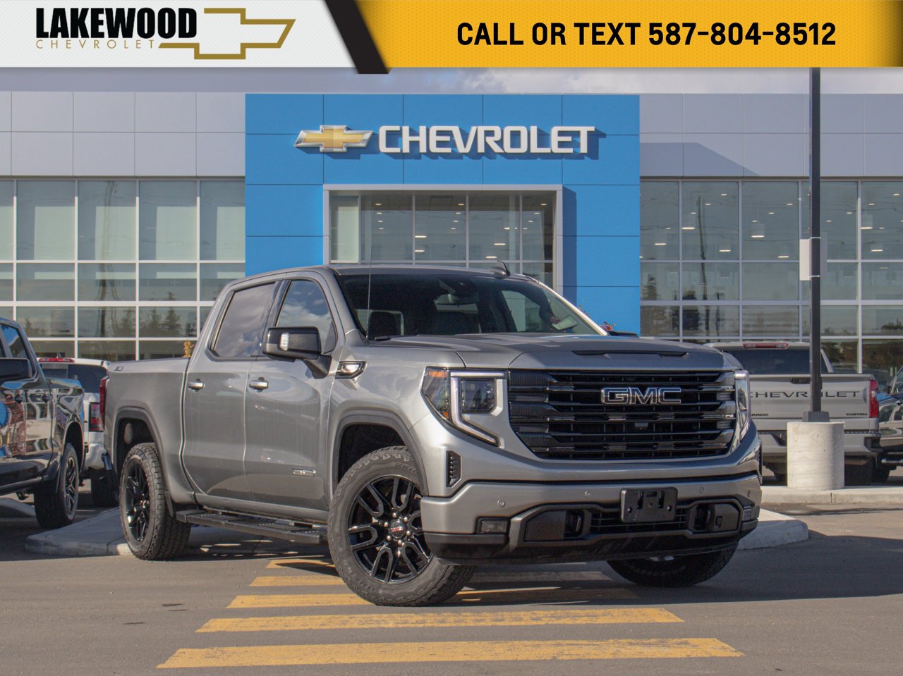 2024 GMC Sierra 1500 4WD Crew Cab 147 Elevation Grey Sherwood Park - photo #0