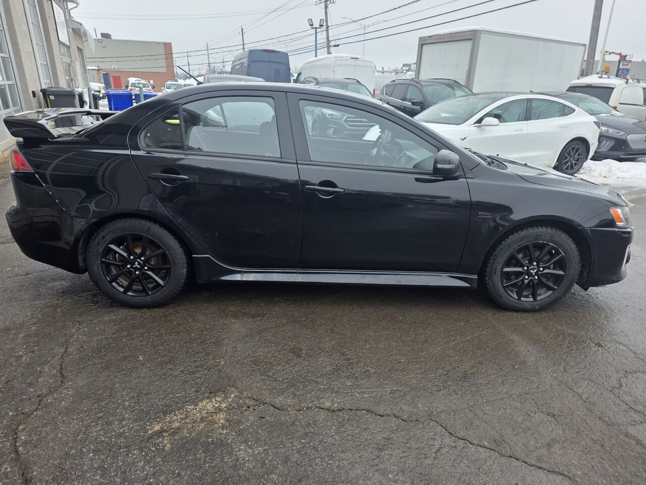 2017 Mitsubishi Lancer Black  - photo #6
