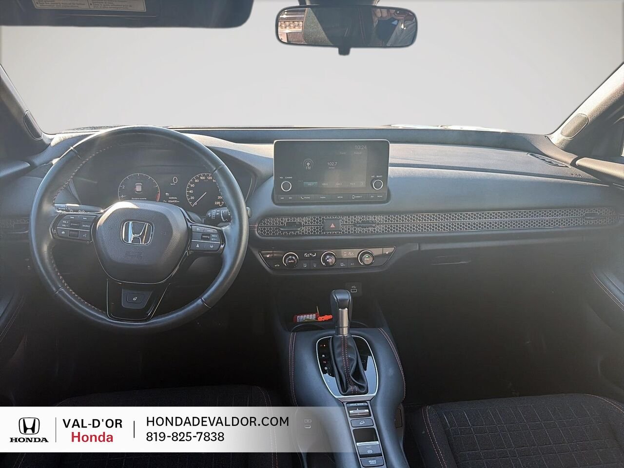 2025 Honda HR-V Sport AWD ALL BLACK GARANTIE PROLONGÉE Black Val-d'Or - photo #8
