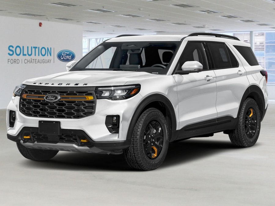 2026 Ford Explorer Space White Metallic