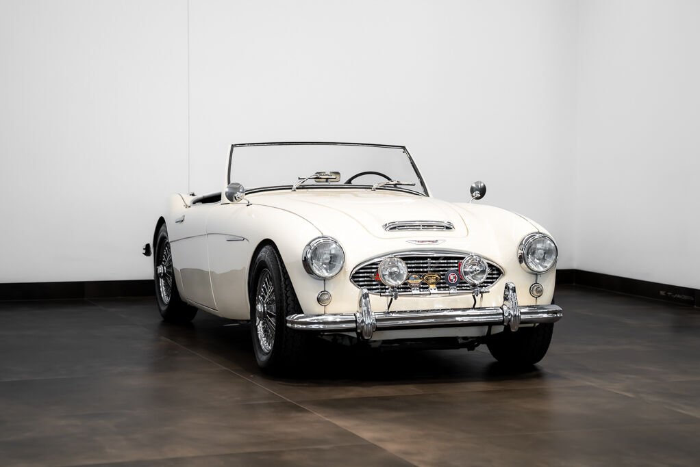 Austin Healey BN7 Mrk 1 1961 Blanc Montréal - photo #4