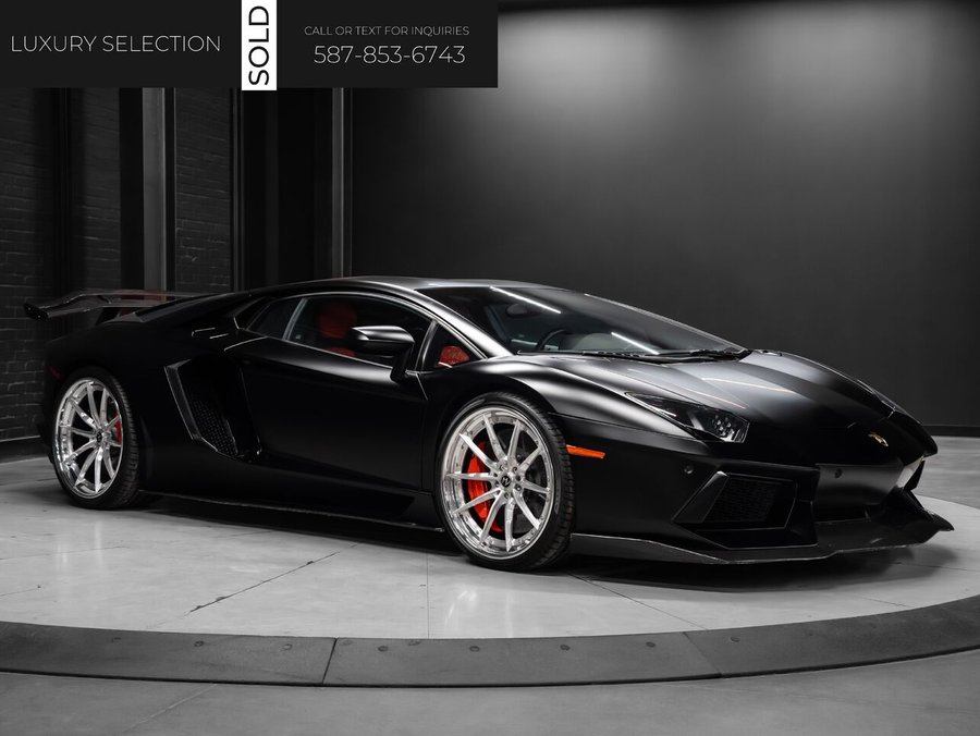 2015 Lamborghini Aventador 2015 Black