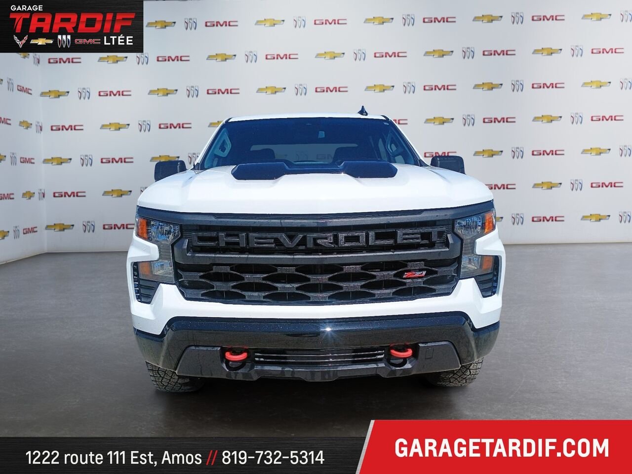 2024 CHEVROLET Silverado 1500 CUSTOM TRAIL BOSS CREW CAB 5.3L White Amos - photo #1