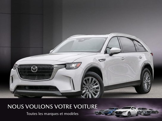 Mazda CX-90 hybride rechargeable 2026 2026 Blanc rhodium métallisé