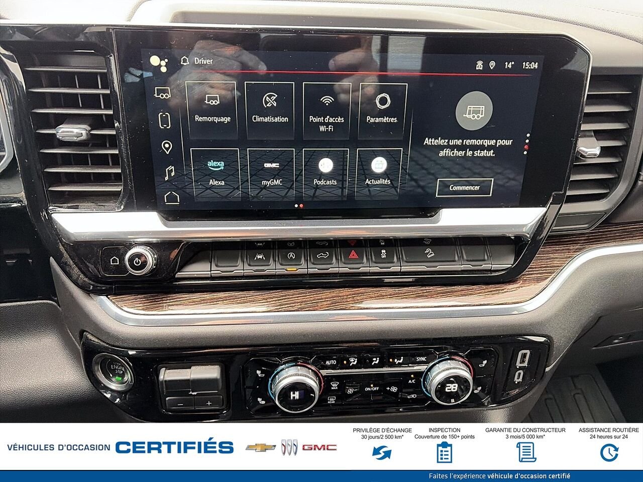 2024 GMC SIERRA Elevation cabine multiplace 4RM 157 po White Montmagny - photo #13