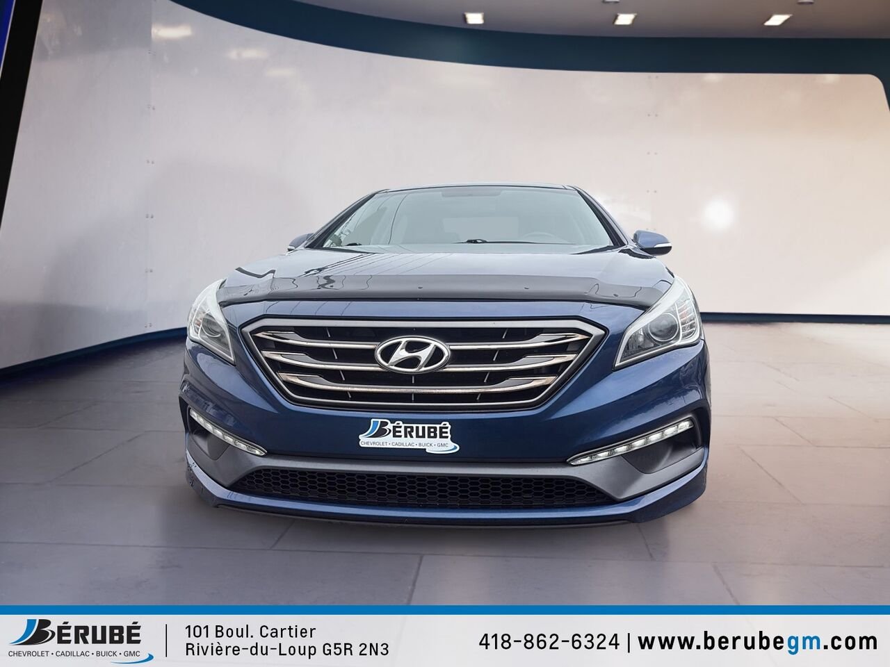 Hyundai SONATA Sport 2015 Bleu Rivière-du-Loup - photo #1