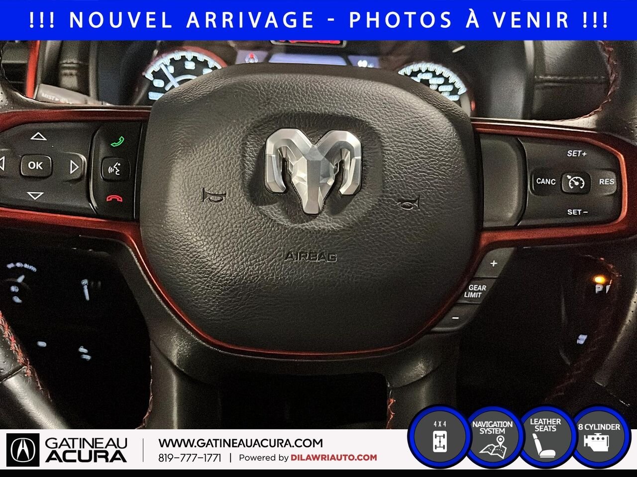 Ram 1500 Rebel Crewcab 4x4 2022 Rouge Gatineau - photo #11