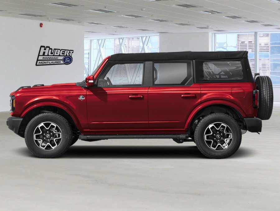 2026 Ford Bronco Outer Banks 4 portes 4x4 Ruby Red Metallic Tinted Clearcoat