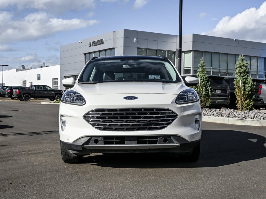 2022 Ford Escape Titanium Plug-In Hybrid PHEV 650A FWD 2.5L | Panoramic Sunroof White
