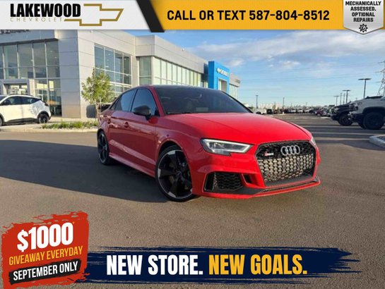 2018 Audi RS 3 Sedan 2018 Catalunya Red Metallic