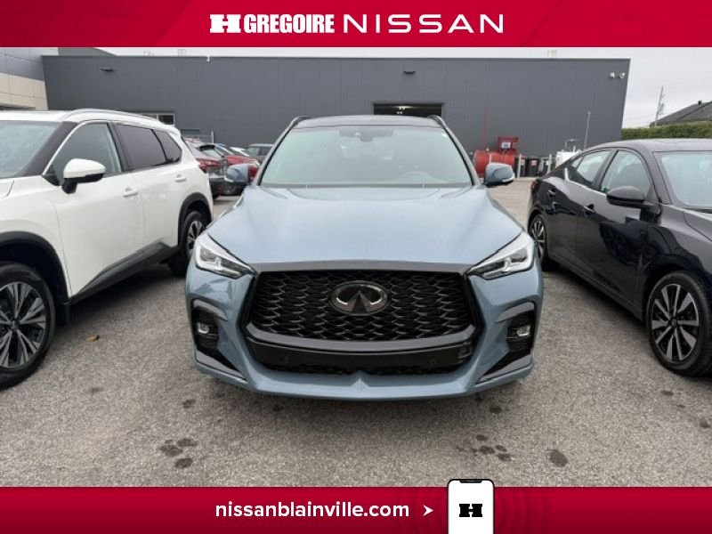 Infiniti QX50 SPORT AWD CUIR TOIT BOSE BAS KILO 2025 Bleu